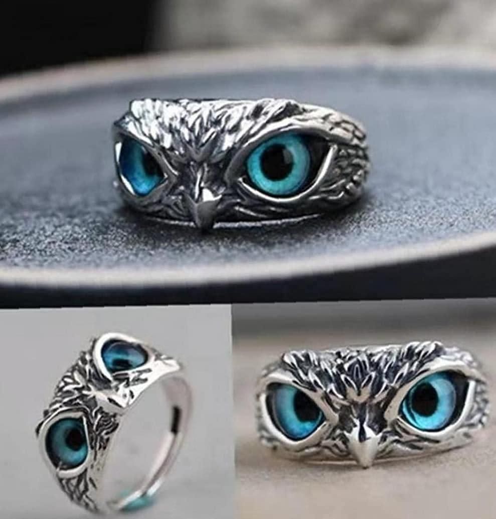 Silver Plated Owl Promise Rings