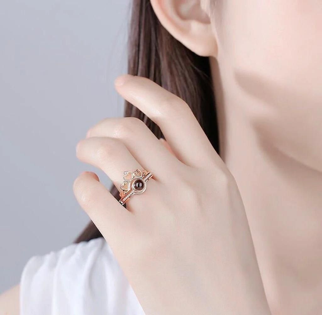 I Love You In 100 Languages - Adjustable Ring to Express Your Love