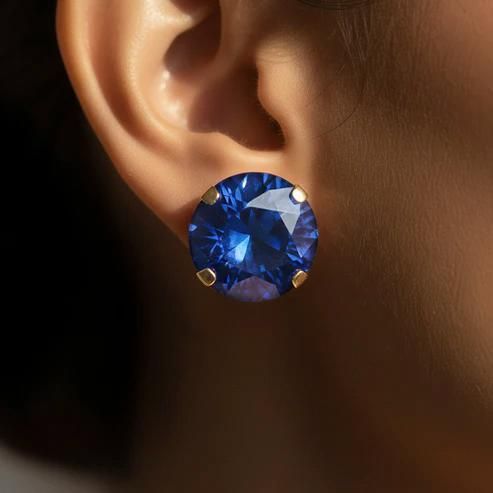 Blue Elegance Crystal Necklace & Earring Set