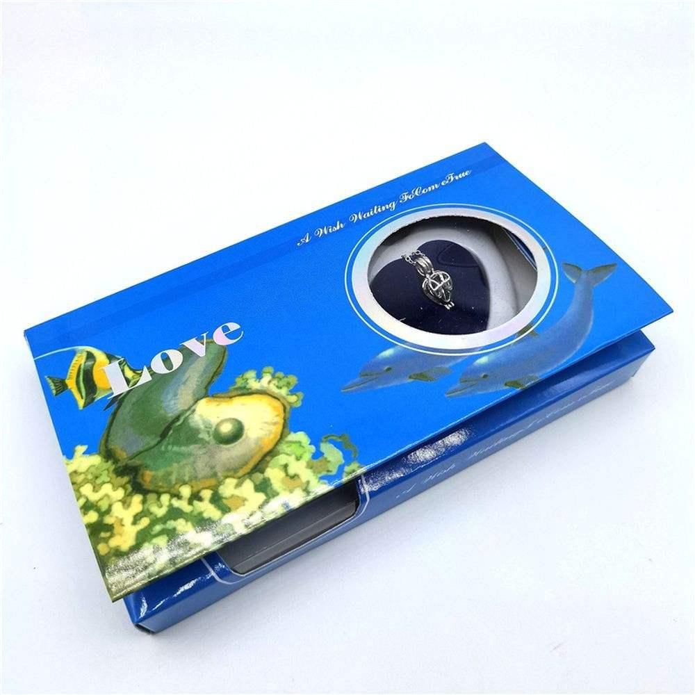 Freshwater Shell Canned Oyster Necklace- Real Pearl Necklace Set